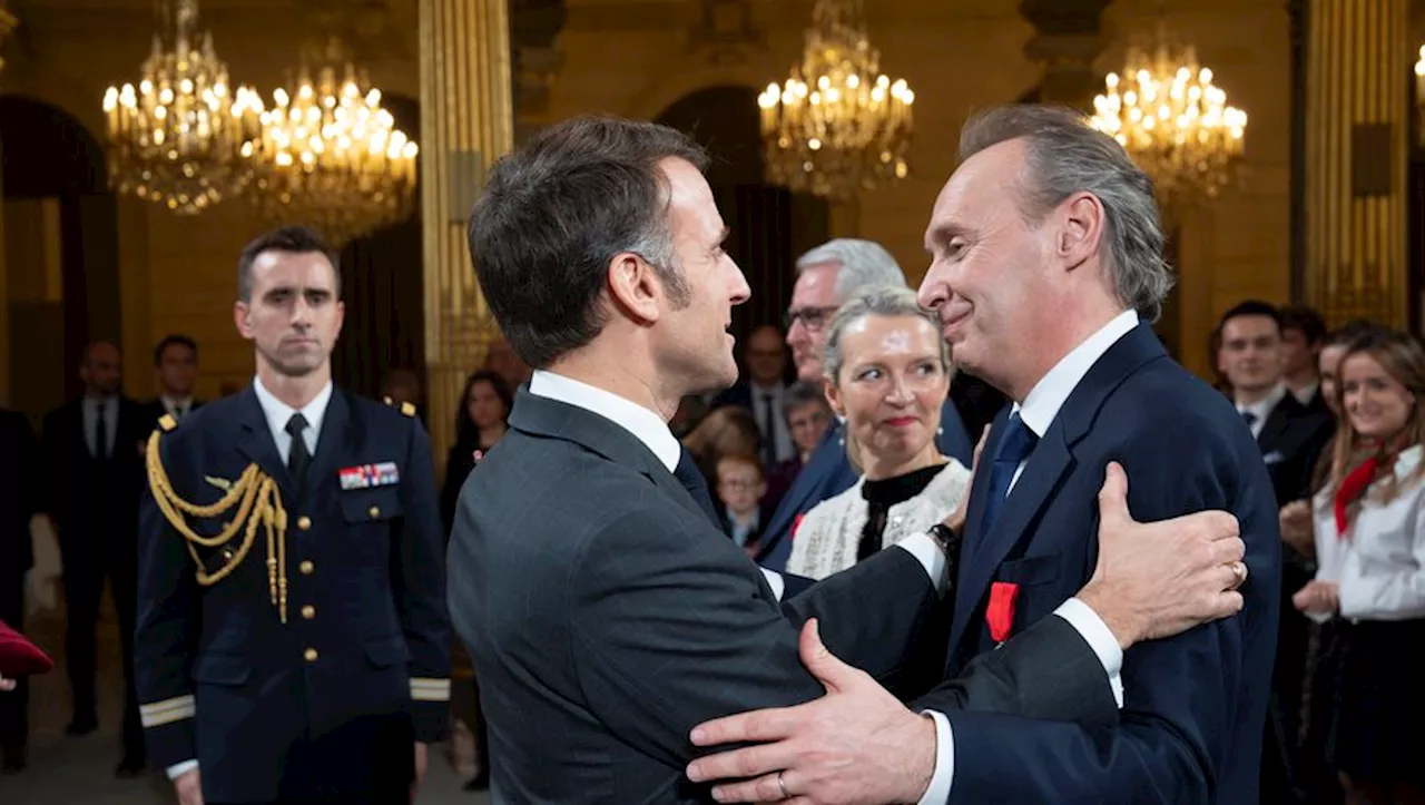 Michel Py, Maire de Leucate, Recevant la Légion d'honneur