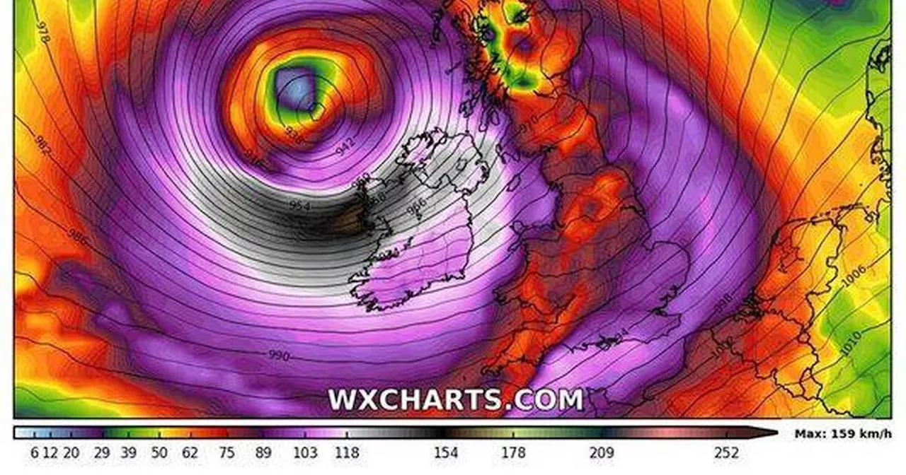 Storm Eowyn: UK to be battered by 90mph winds and heavy rain