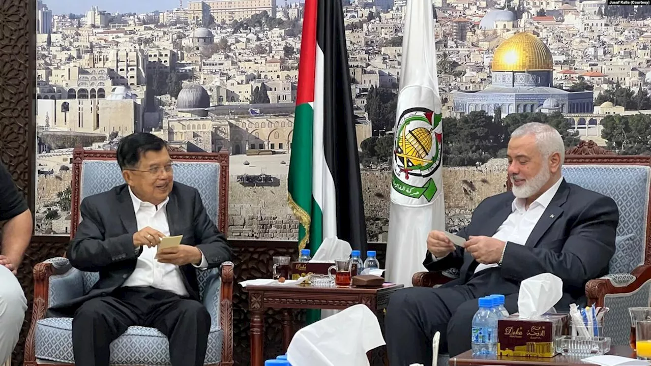 Hamas Sampaikan Terima Kasih atas Peran Jusuf Kalla Bantu Palestina Selama Perang