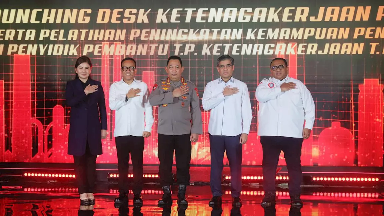 Luncurkan Desk Ketenagakerjaan Polri, Ketum PP GPA Sebut Niat Serius Kapolri Selesaikan Masalah Ketenagakerjaan