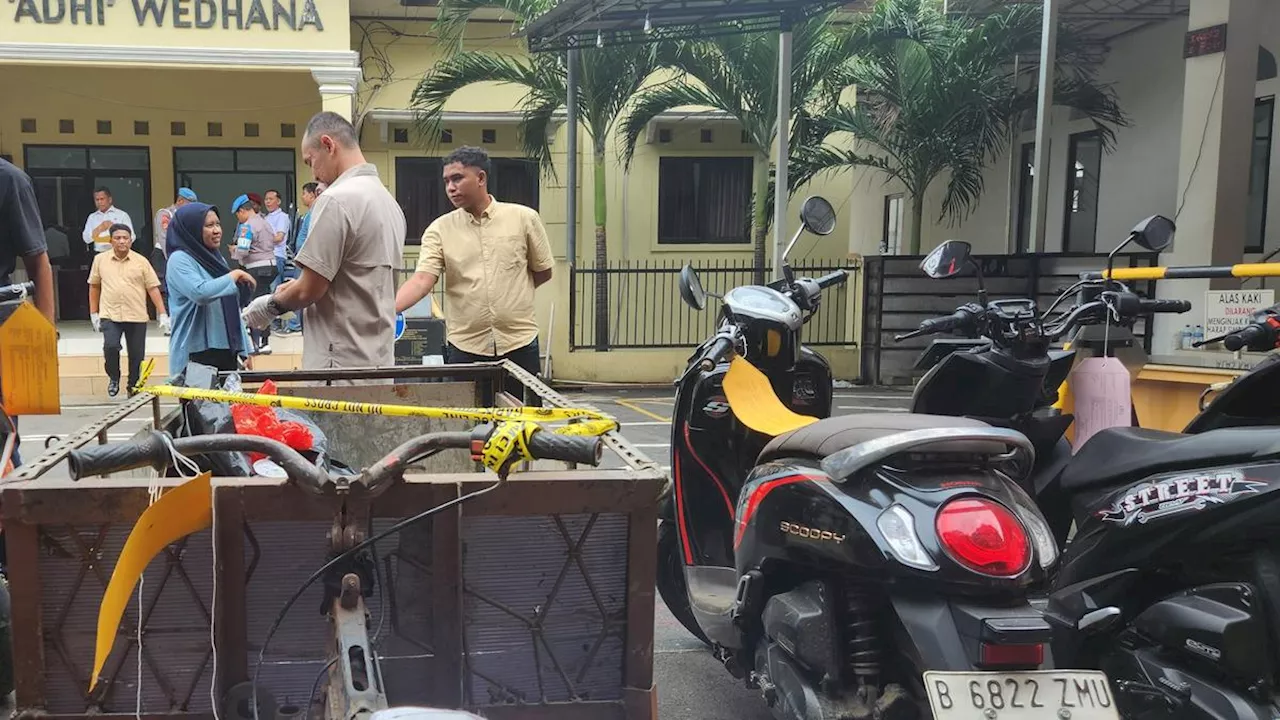 Polres Metro Depok Bongkar Pencurian Motor dengan Gerobak & di Tempat Ibadah