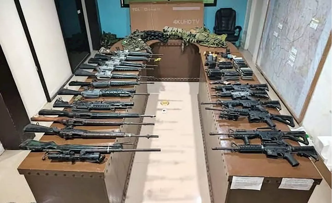 Troops Seize High-Powered Firearms from Armed Group in BARMM