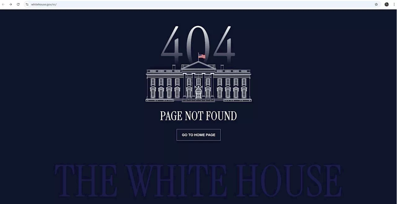 Trump administration shuts down White House Spanish-language page and social media