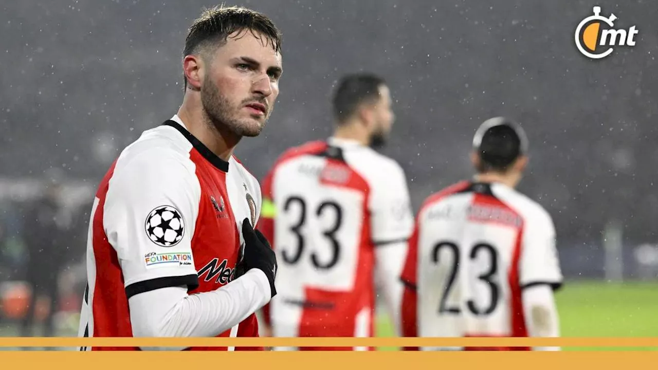 De la mano de Santiago Giménez, Feyenoord da la campanada goleando al Bayern Múnich