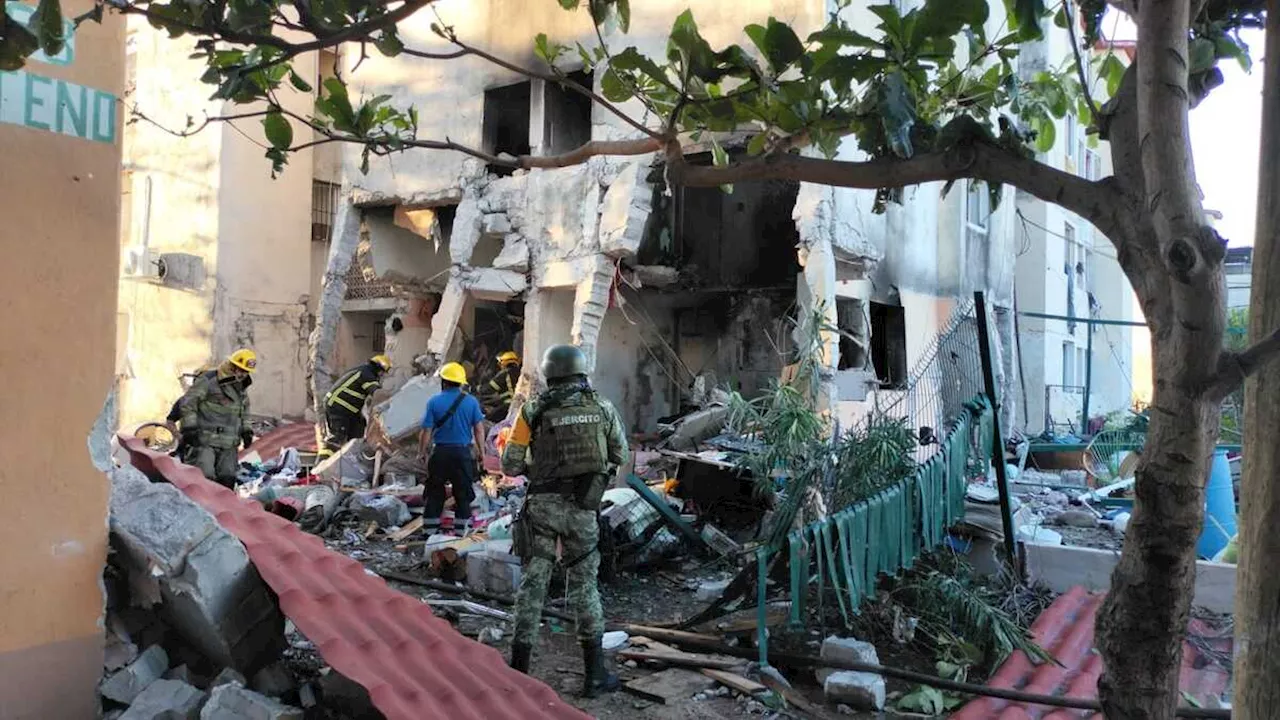 Explota edificio de departamentos en Michoacán; reportan 2 muertos y varios heridos