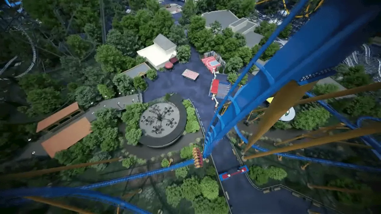 Six Flags Great America unveils POV video for new record-breaking roller coaster