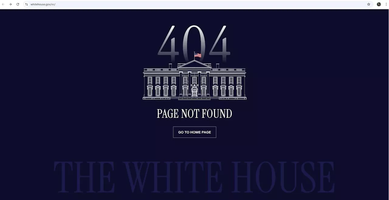 Trump Administration shuts down White House Spanish-language page, social media