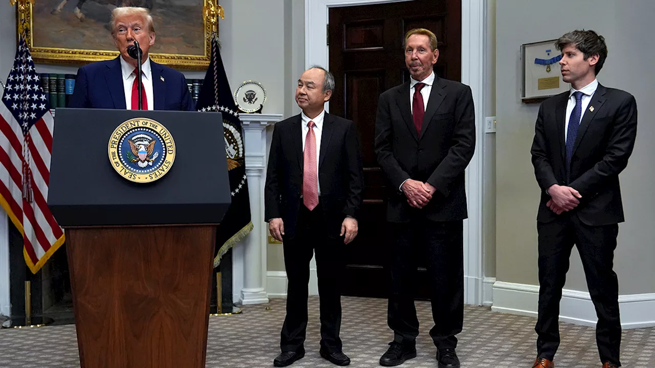 Trump Announces $500 Billion AI Infrastructure Investment with SoftBank, OpenAI, and Oracle