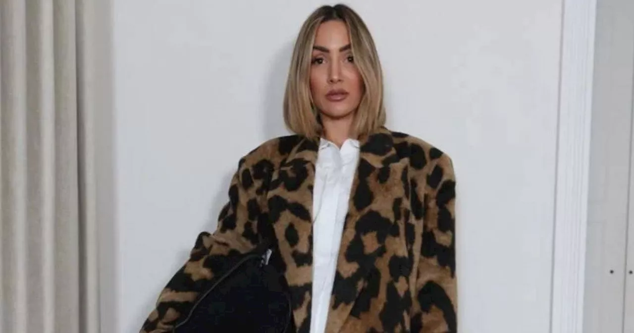 Frankie Bridge's Leopard Print Coat Has Fans In A Frenzy