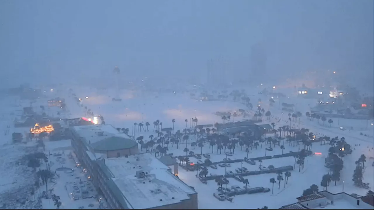 Snow blankets Gulf Coast in historic winter storm, Pensacola sees over 7 inches