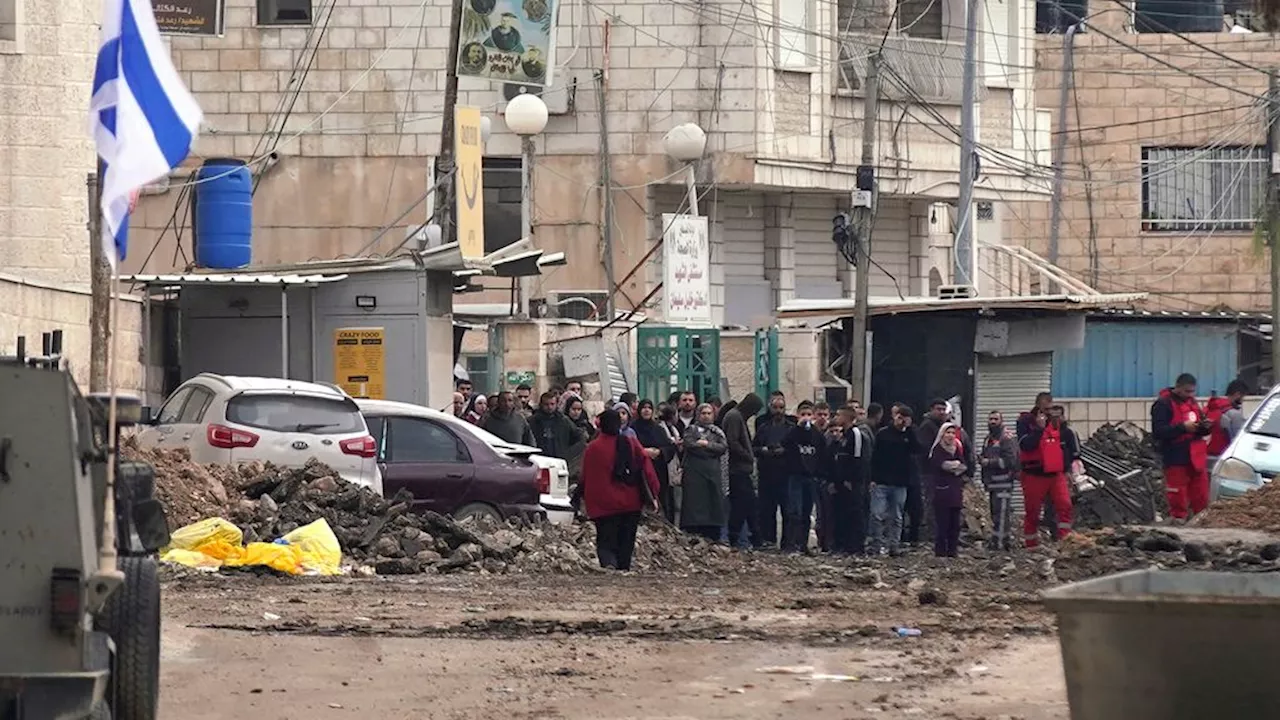 Israëlische Leger eist evacuatie van Jenin Vluchtelingenkamp