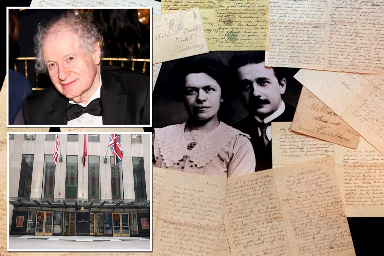 Billionaire Claims Christie's Auctioned Off Einstein Love Letters at Fire Sale Prices