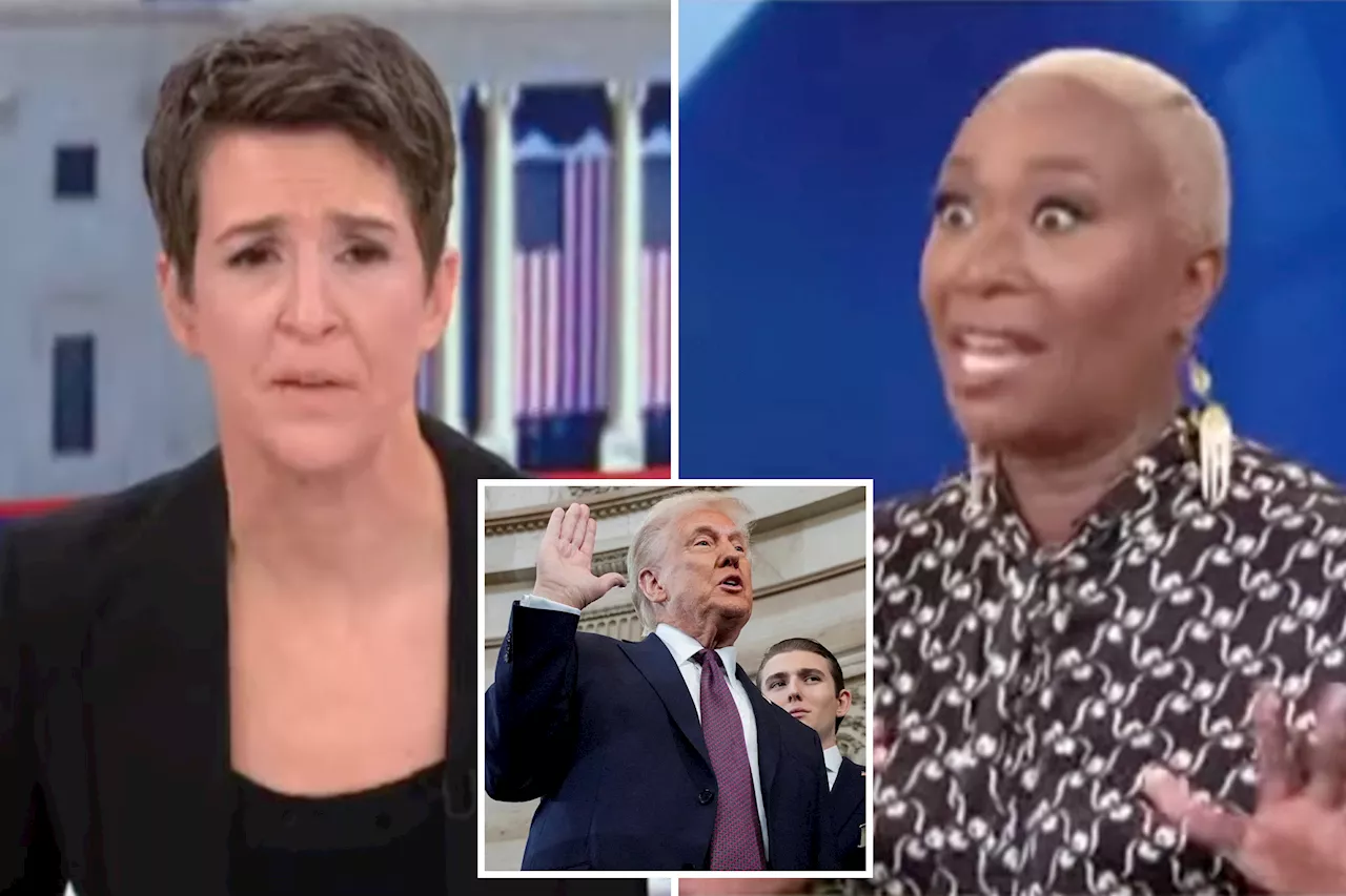 MSNBC anchors Rachel Maddow, Joy Reid triggered by Trump inauguration: 'How is this happening in America?'