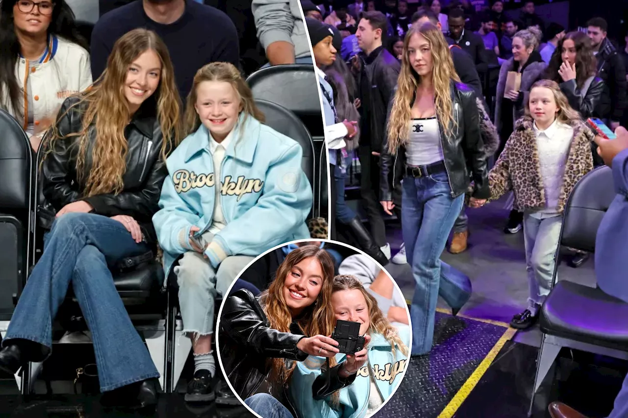 Sydney Sweeney takes in Knicks-Nets game courtside — and NBA fans lost their minds