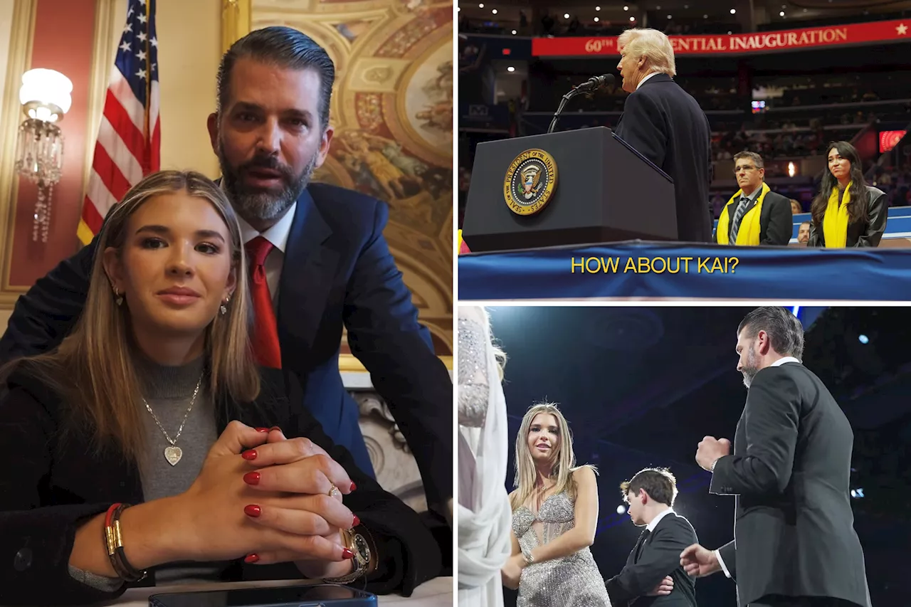 Trump's granddaughter Kai offers inside look at historic Inauguration Day: 'Let's go!