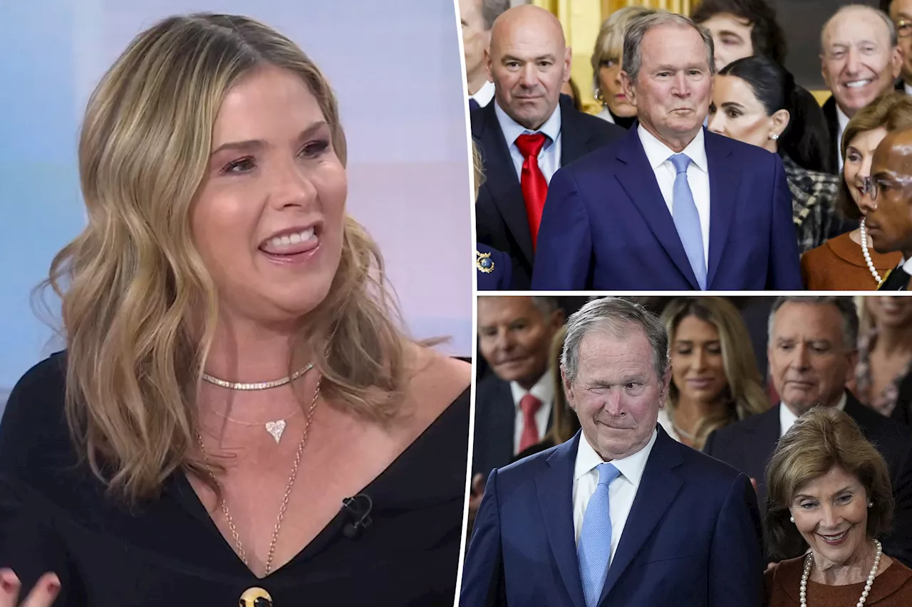 Jenna Bush Hager Says Dad's Funny Expressions During Trump's Inauguration Went Viral