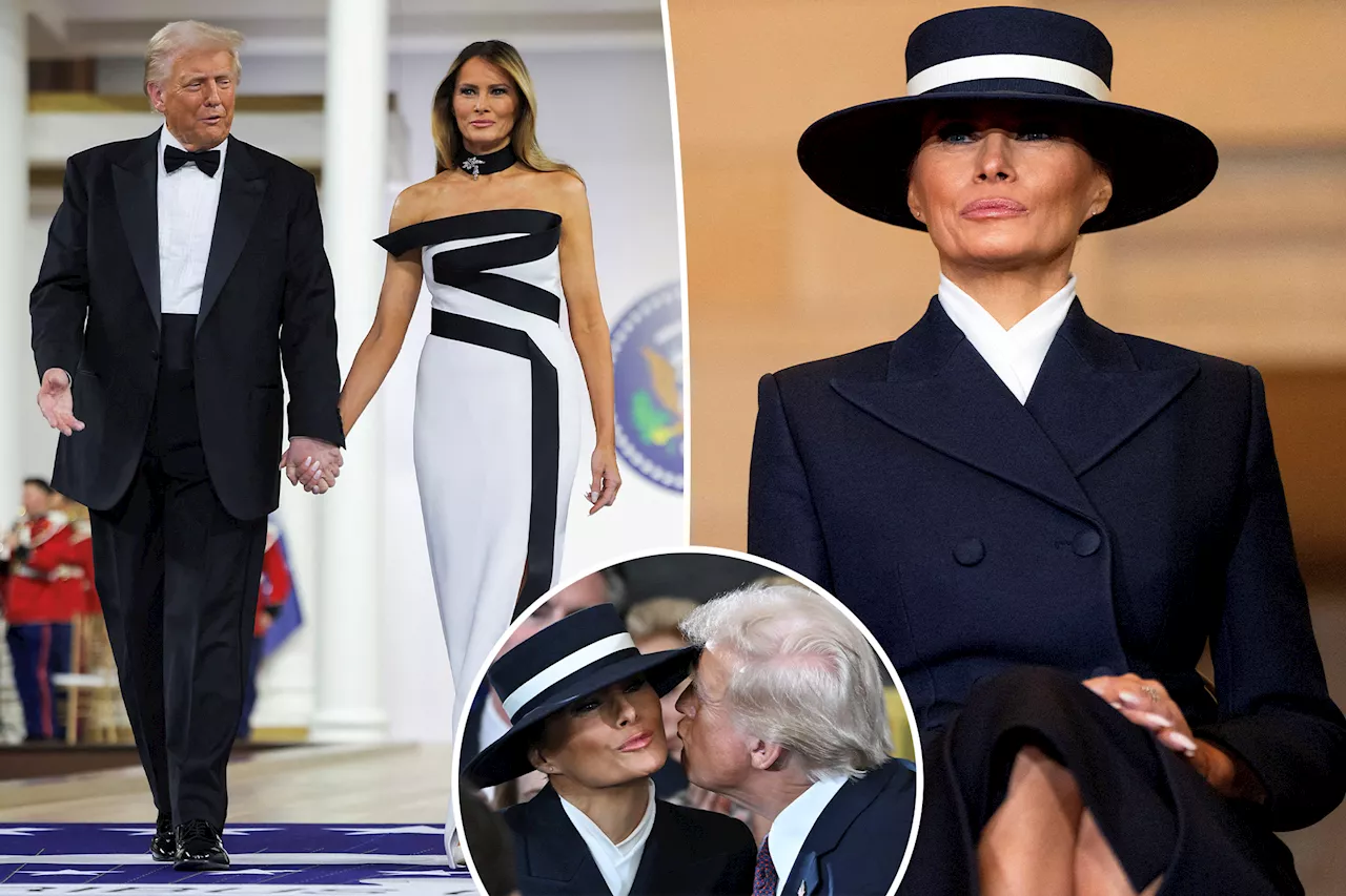 Melania Trump sent a clear message at the inauguration: She is still doing things her way