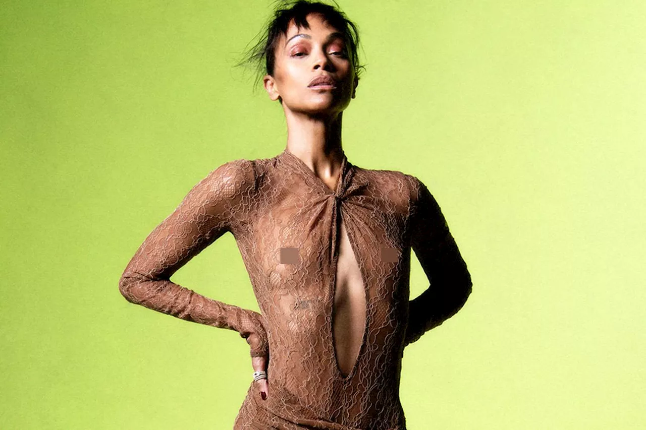 Zoe Saldaña Rocks Daring 'Naked' Looks in PEOPLE Magazine Cover Shoot