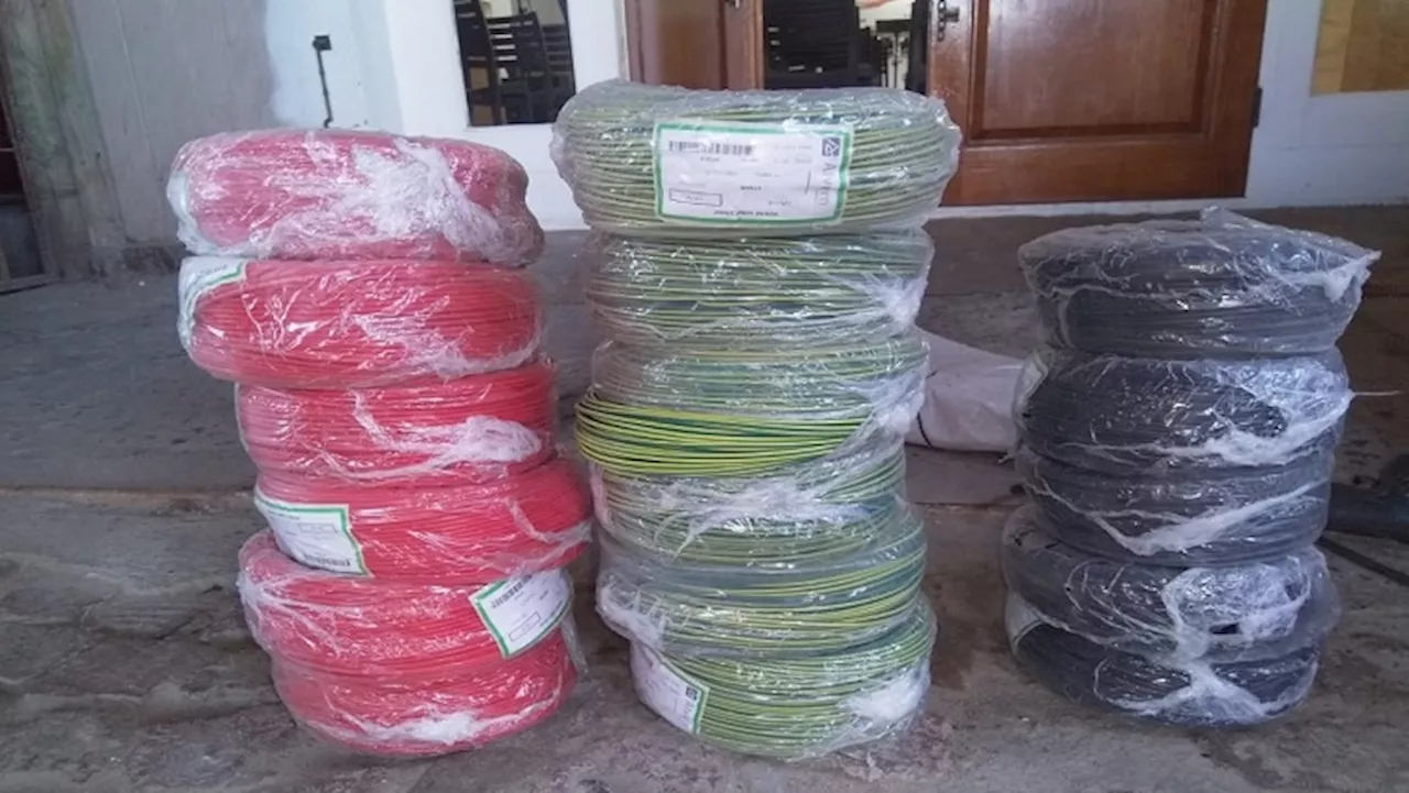 150kg of aluminium wire seized in illegal connections crackdown - SABC News