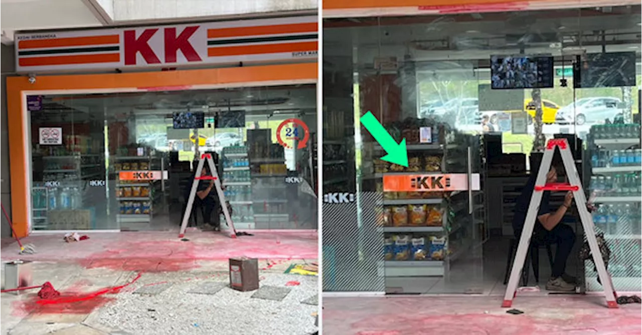 KK Mart Outlet Vandalized Amidst Halal Sandwich Controversy