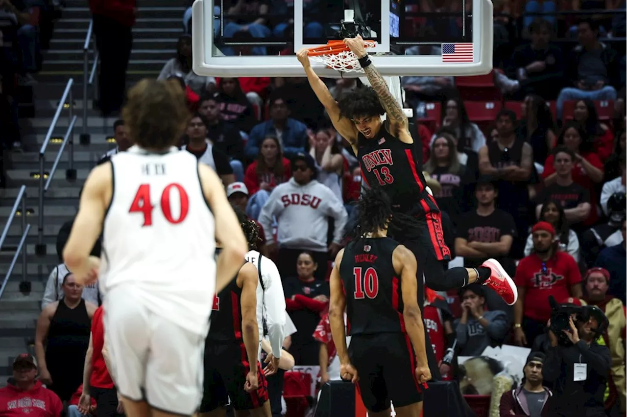 Aztecs Defeat Runnin' Rebels in Viejas Arena Thriller