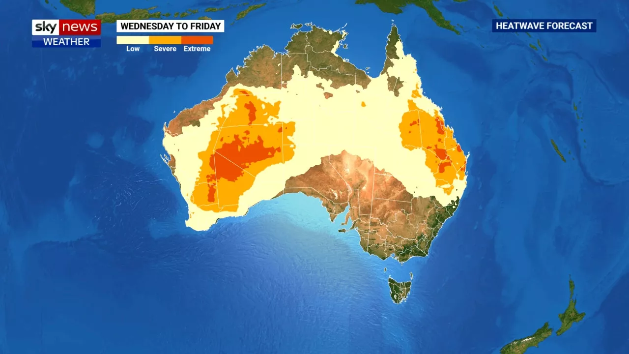 Australia's East and West Coasts Swelter Under Intense Heatwaves