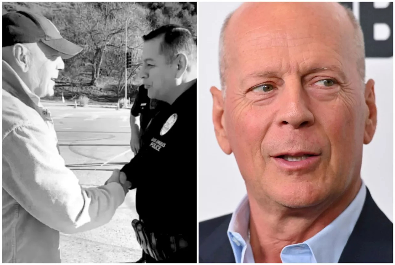 Bruce Willis Thanks First Responders in First Public Sighting Since Dementia Diagnosis