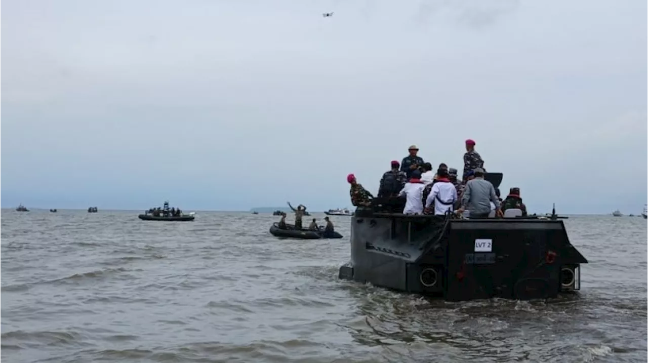 Dipantau Langsung KSAL hingga Titiek Soeharto, Ribuan Personel Gabungan Bongkar Pagar Laut di Tangerang