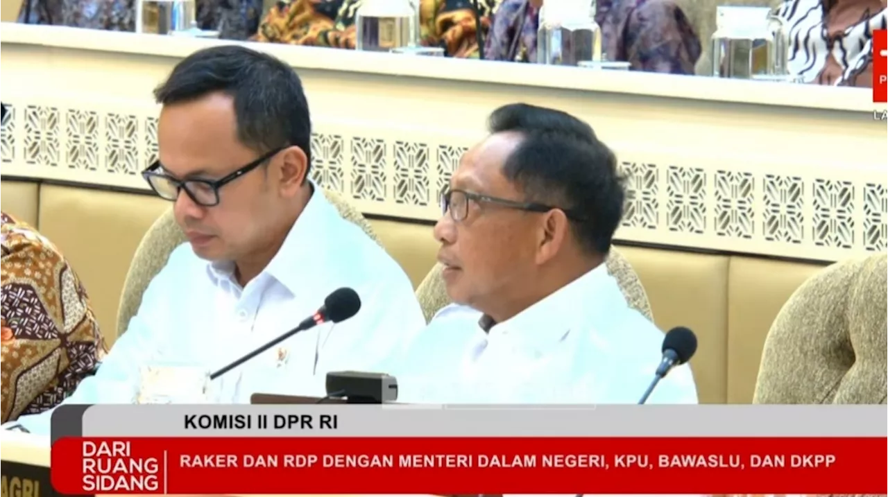 Mendagri Sebut 4 Opsi Jadwal Pelantikan Kepala Daerah Terpilih