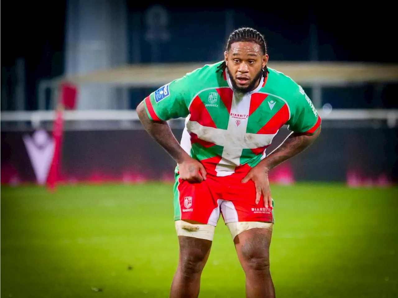 Biarritz Olympique : Levi Douglas blessé, absent contre Grenoble