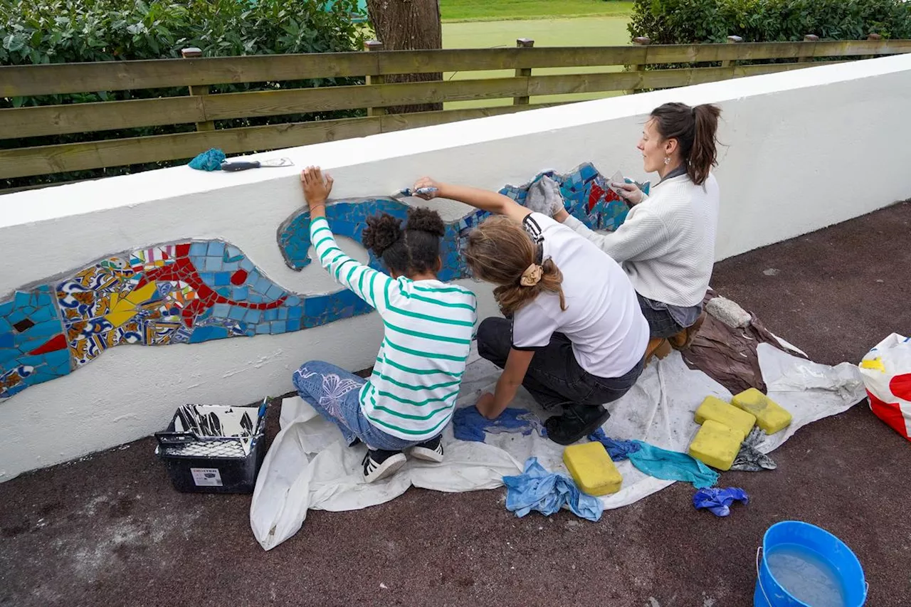 Biarritz : une fresque océanique en mosaïque à la maison d’enfants Saint-Vincent-de-Paul