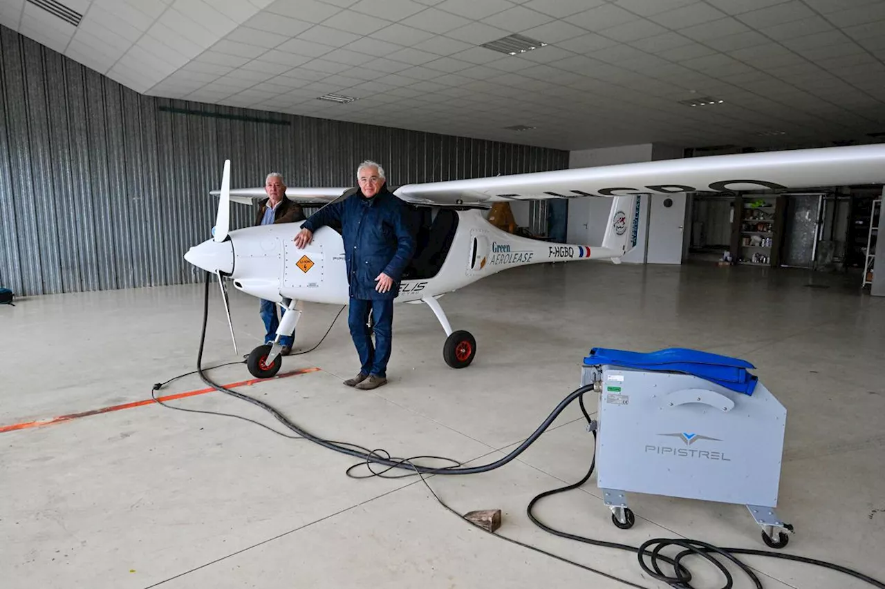 L’Aéroclub de l’Agenais séduit par le Velis Electro, un avion électrique