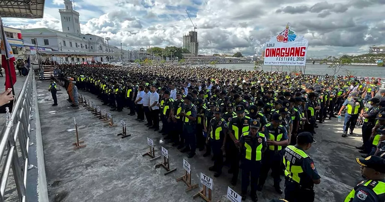 PRO 6 Deploys 7,257 Personnel for a Safe and Successful Dinagyang Festival 2025