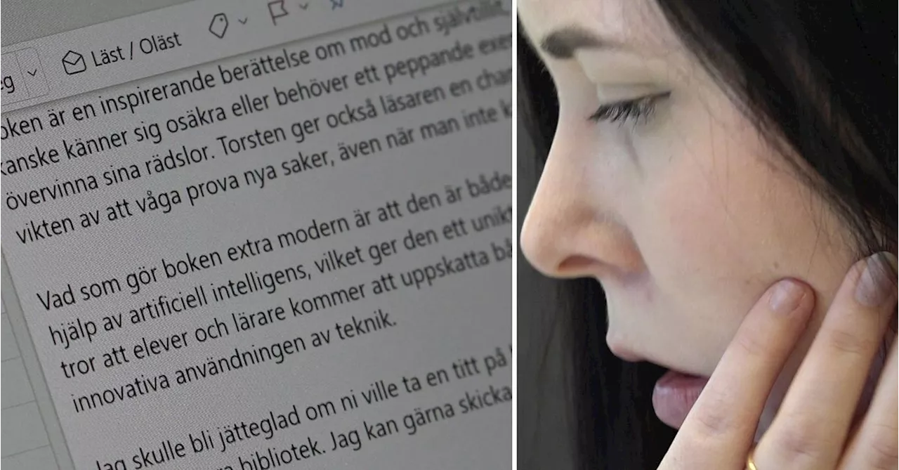 Skolbibliotekarien i Lund larmar om AI-böcker: ”Alla våra böcker kommer likna varandra”