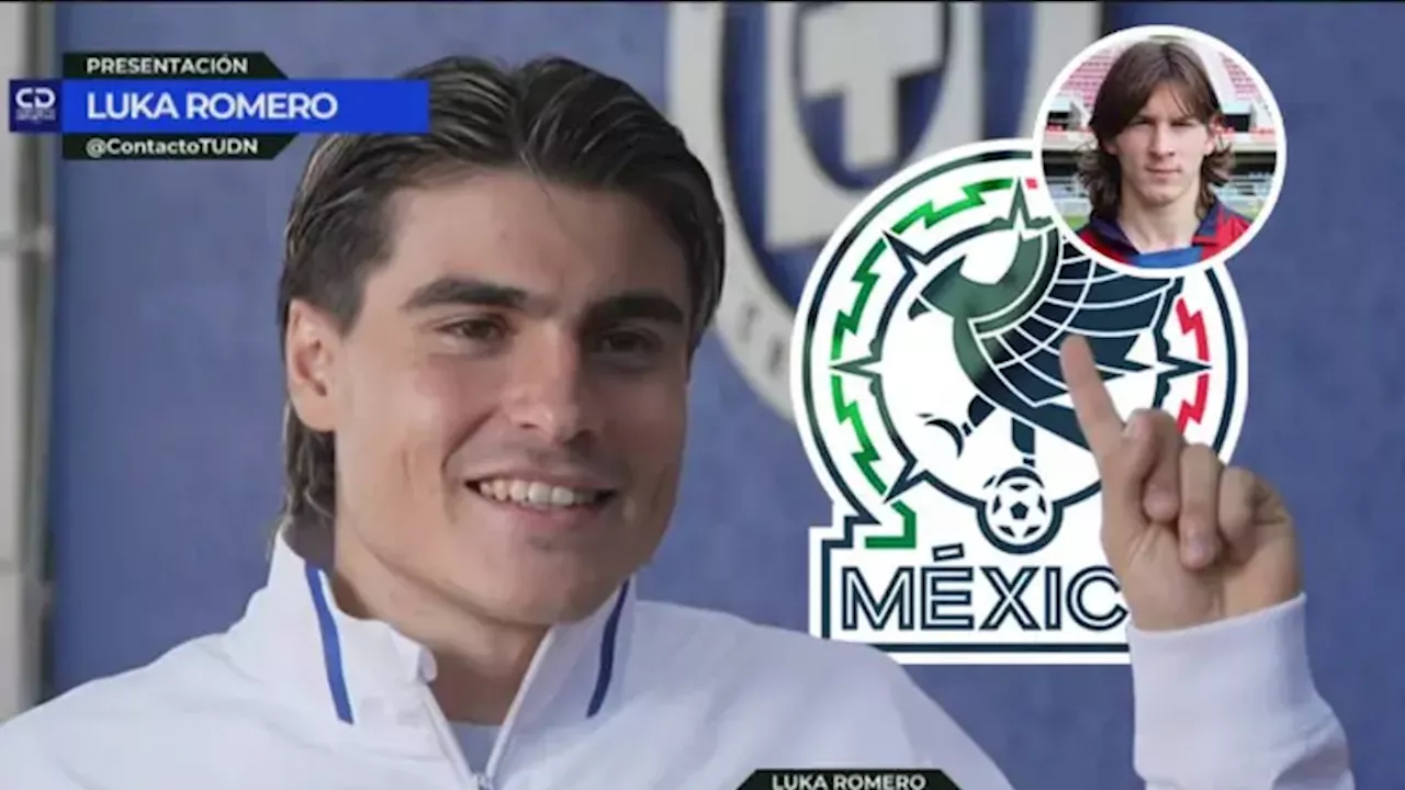 Luka Romero habla de Selección Mexicana y el mote de 'nuevo Messi'