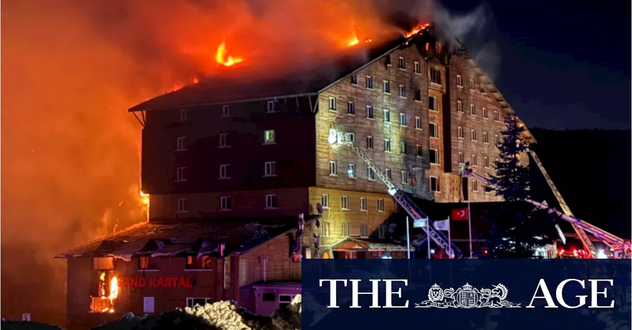 Deadly Fire Engulfs Ski Resort Hotel in Turkey