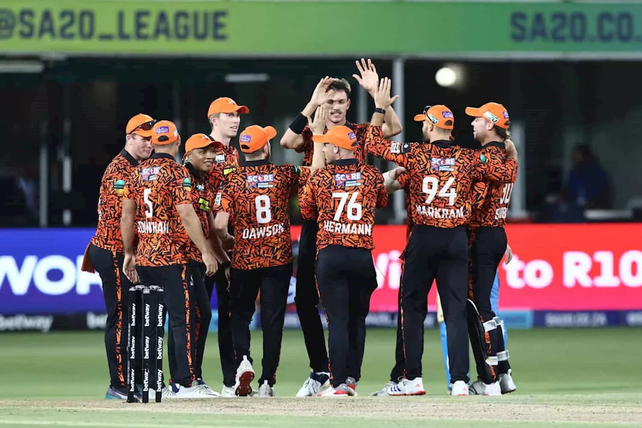 Sunrisers win third straight game and are now properly back in SA20 contention