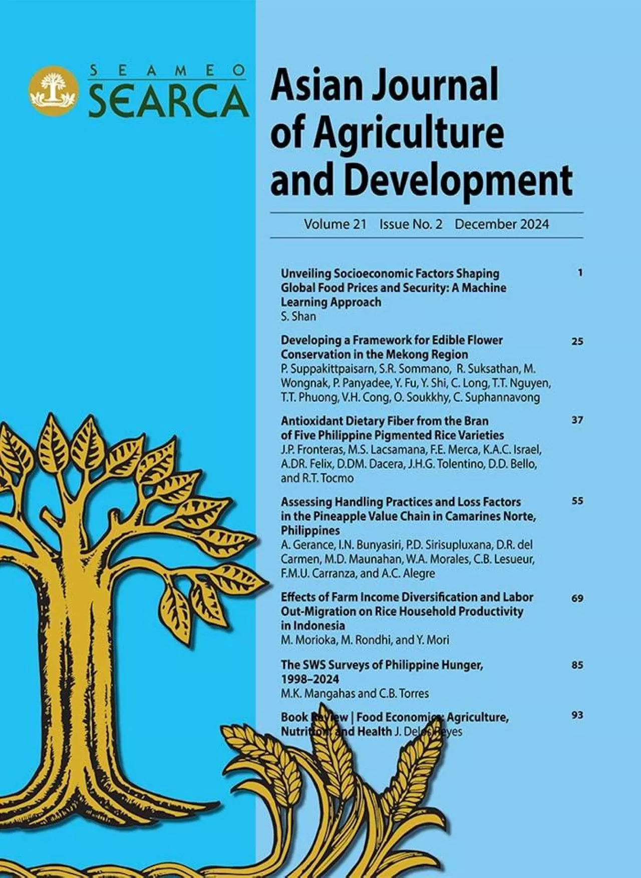 AJAD Latest Issue Explores Global Food Prices, Sustainable Food Systems, and More