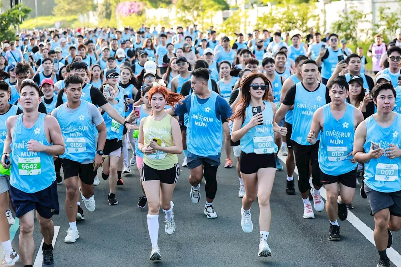 Bini Energizes Fans at Second Annual Bini Run Mun