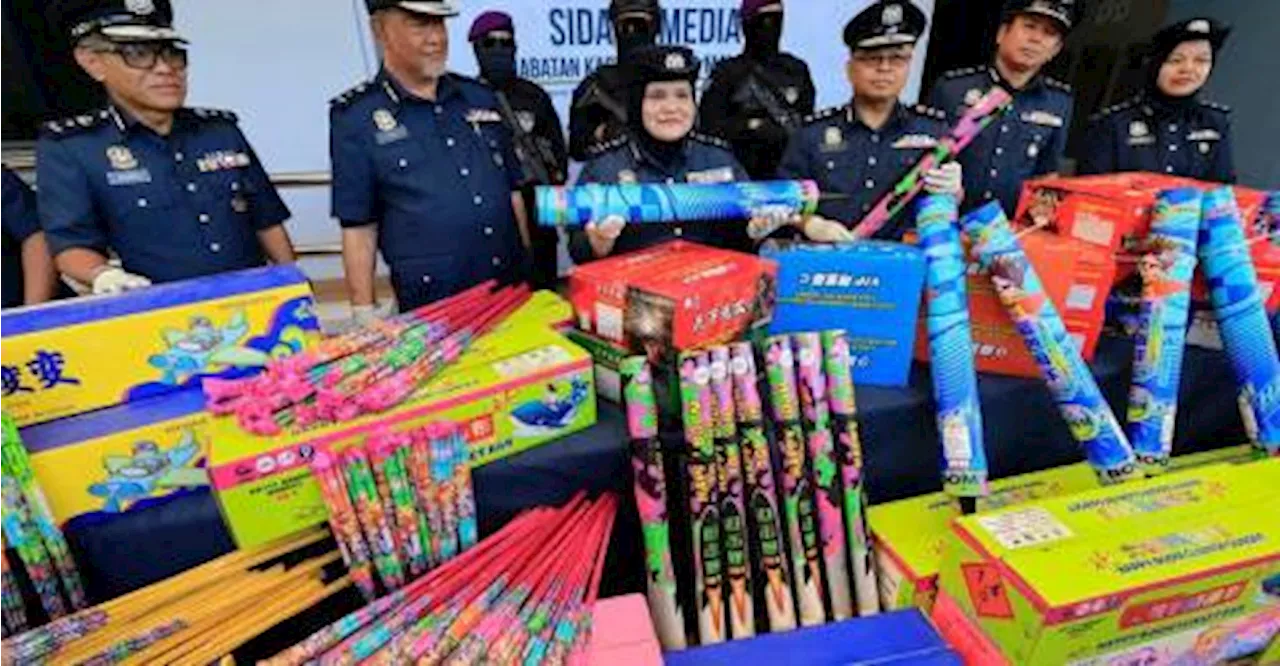 Customs seizes firecrackers, drugs worth over RM1 million