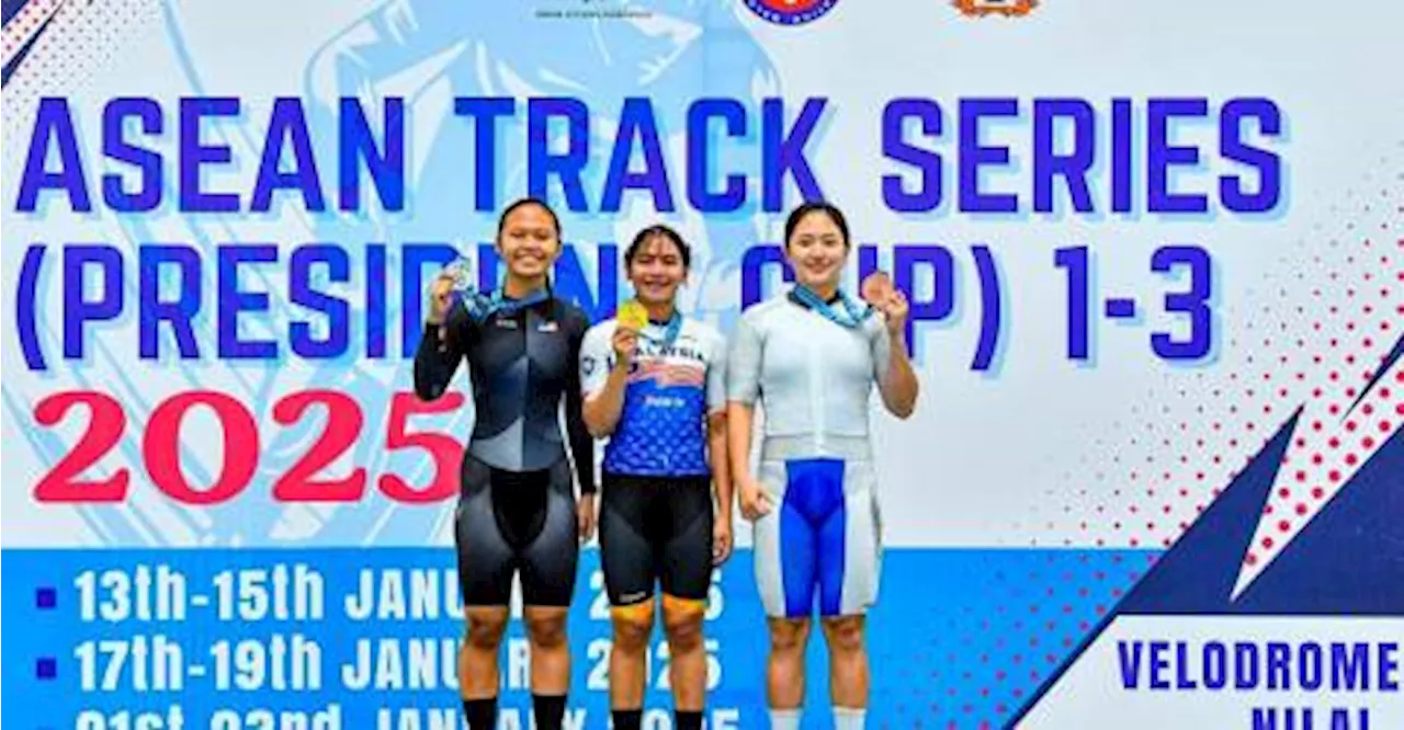 Nurul Izzah Completes ASEAN Track Series Sprint Hat-Trick