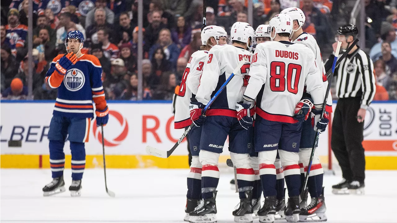 Dubois' Late Goal Leads Capitals Past Oilers