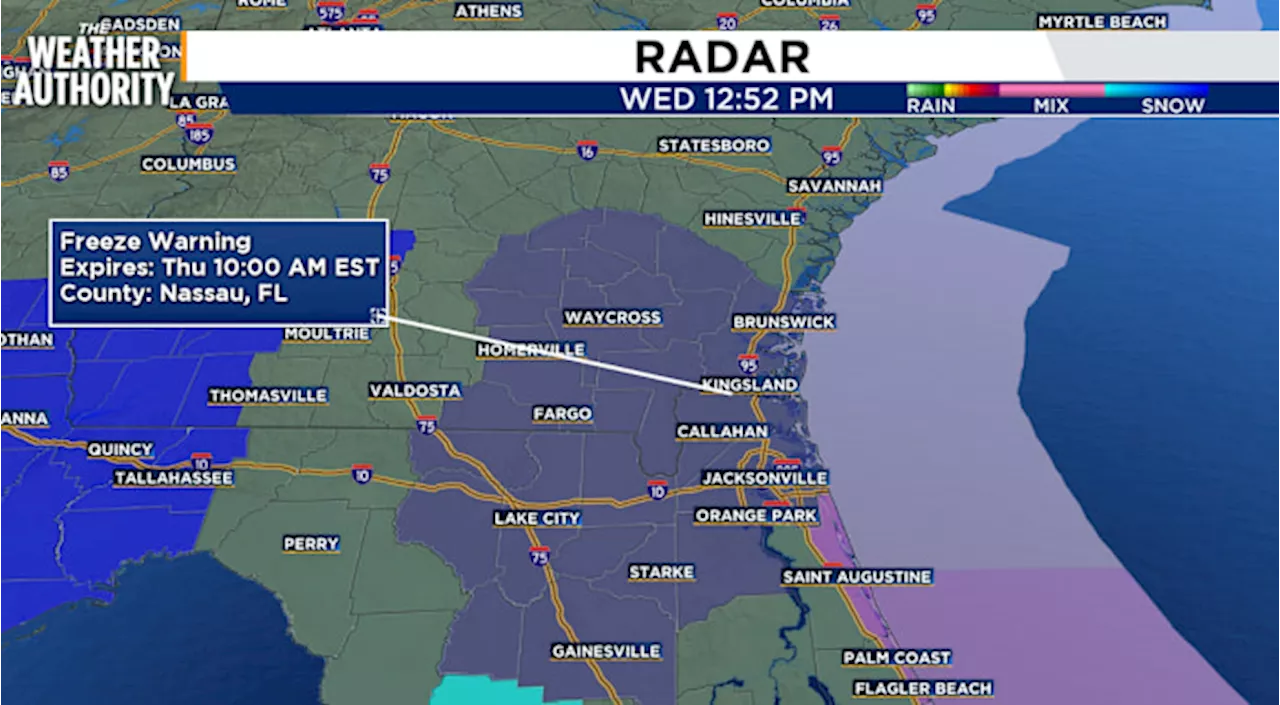 Northeast Florida and Southeast Georgia Still Feeling the Chill After Winter Storm