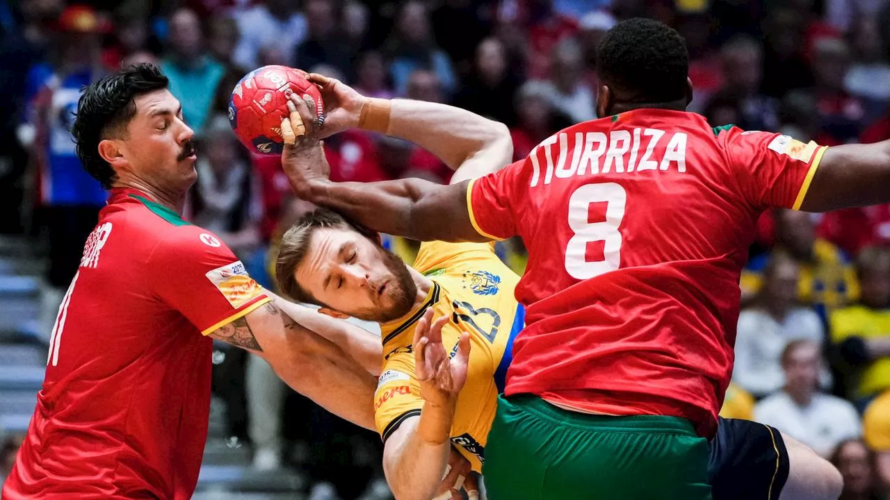 Handball-WM 2025: Portugal hält Schweden in Schach