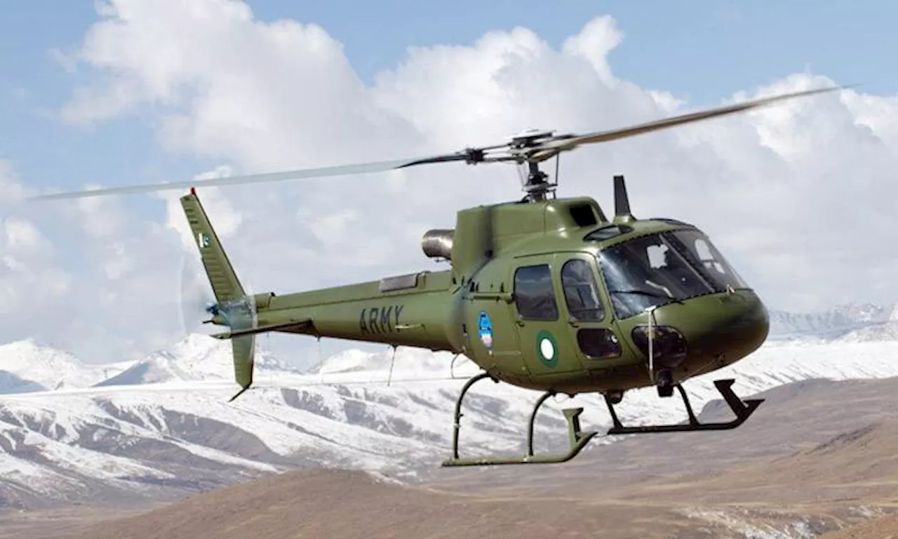 Pakistan Army brings helicopter service to Grace Valley to help stranded people