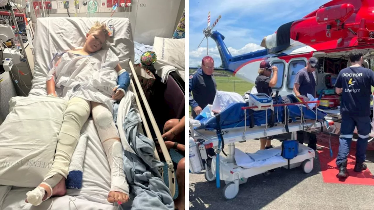 Queensland boy Jett McBean, 12, seriously injured in e-scooter crash in Airlie Beach