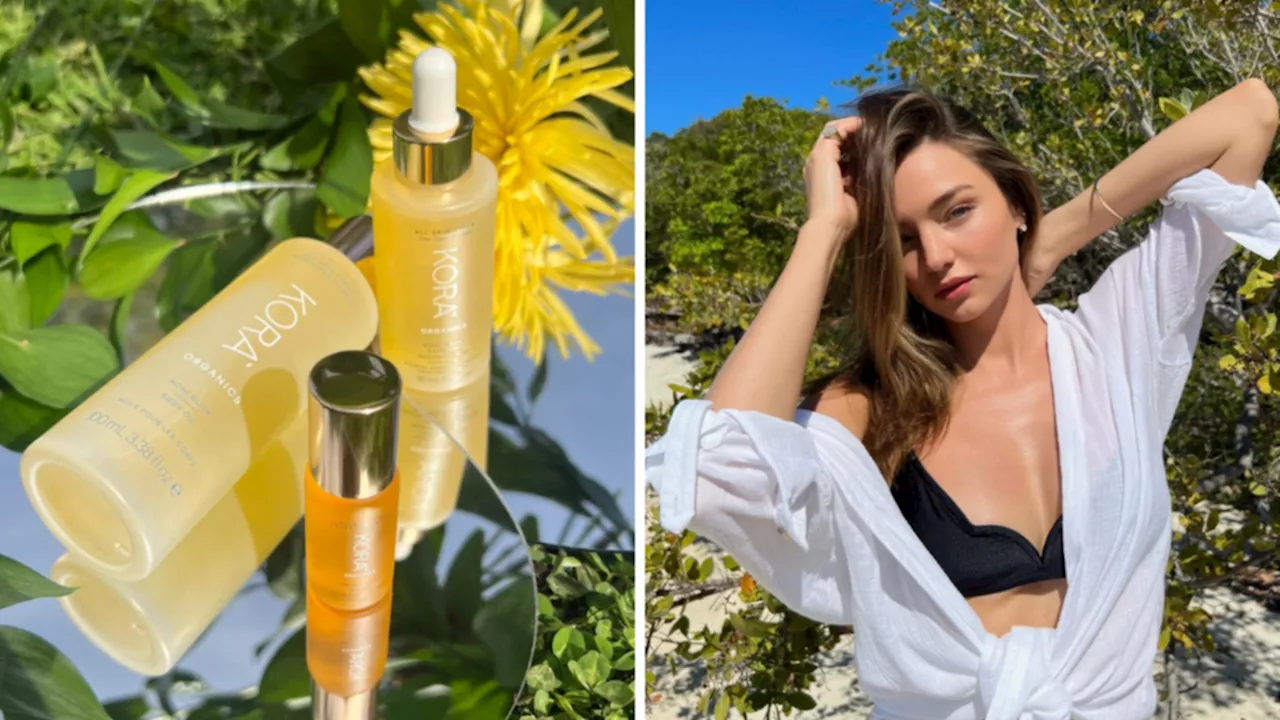 Best face oil for glowing skin like Miranda Kerr: Kora Organics Noni Glow Face Oil