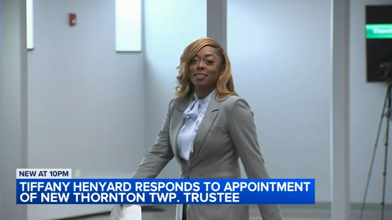 Thornton Township Supervisor Tiffany Henyard opposes board's appointment of interim trustee