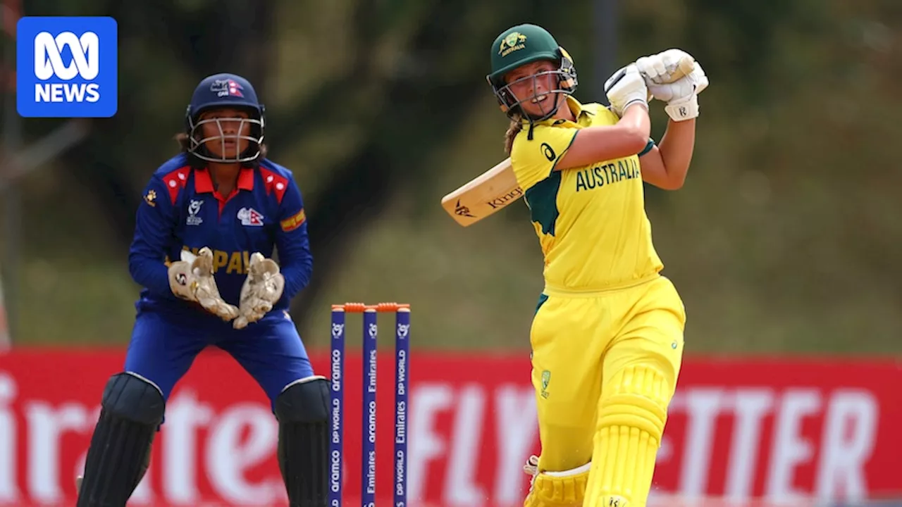 Caoimhe Bray stars again for Australia at the U19 T20 World Cup with player of the match performance