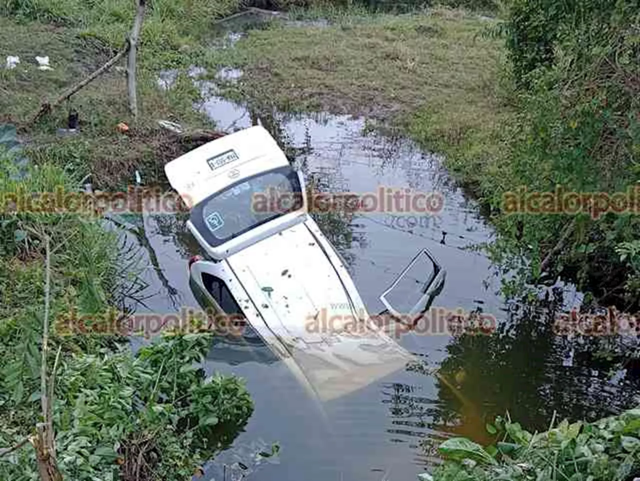 Cinco personas sufren accidente en la carretera Nautla-Misantla